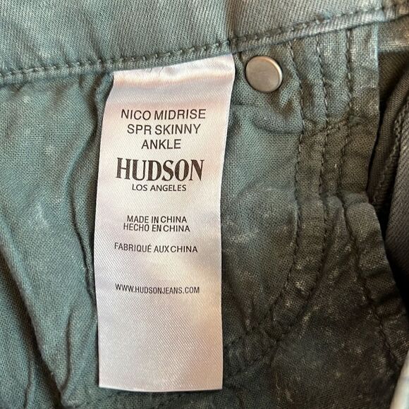Hudson Nico Acid-Wash Mid-Rise Super Skinny Jeans- Size 27- NWOT - Picture 11 of 11